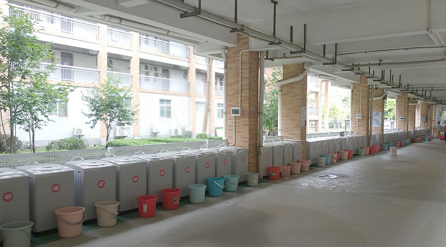 好評(píng)度高！江門一中學(xué)校又雙叒續(xù)單金環(huán)電器共享洗衣機(jī)