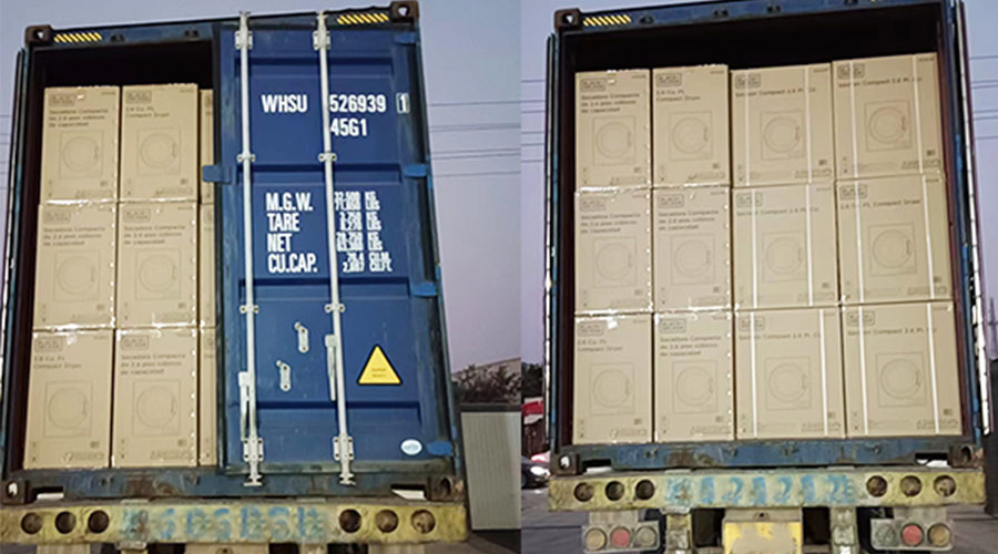 不分晝夜！完成客戶滾筒衣服烘干機發(fā)貨是職責(zé)所在