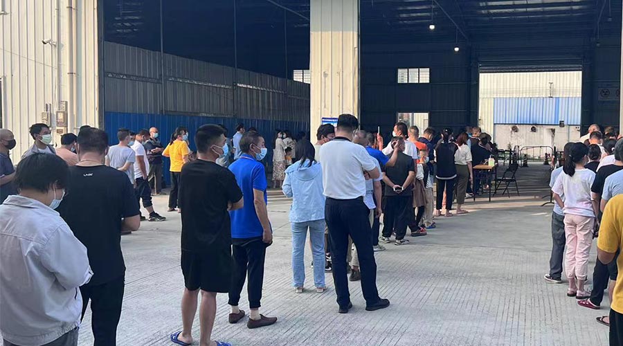 支援防疫是責(zé)任！金環(huán)電器助力鶴山核酸檢測