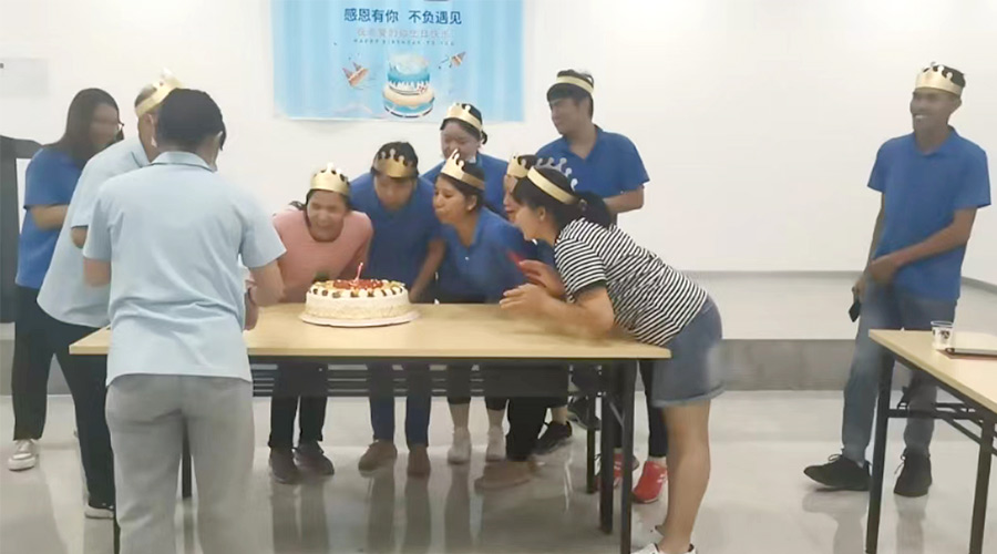 金環(huán)電器6月份員工生日會  美好如約而至！