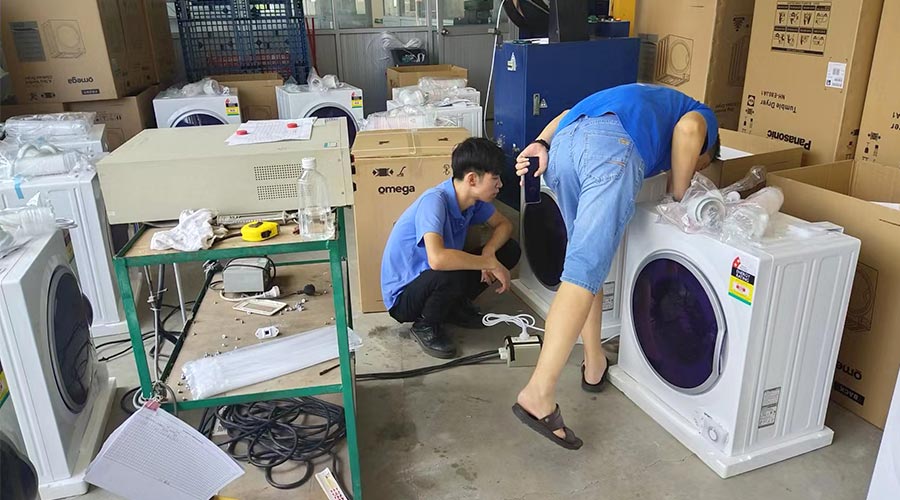 驗貨省心省力！澳洲omega客戶稱贊衣物烘干機代工質(zhì)量高