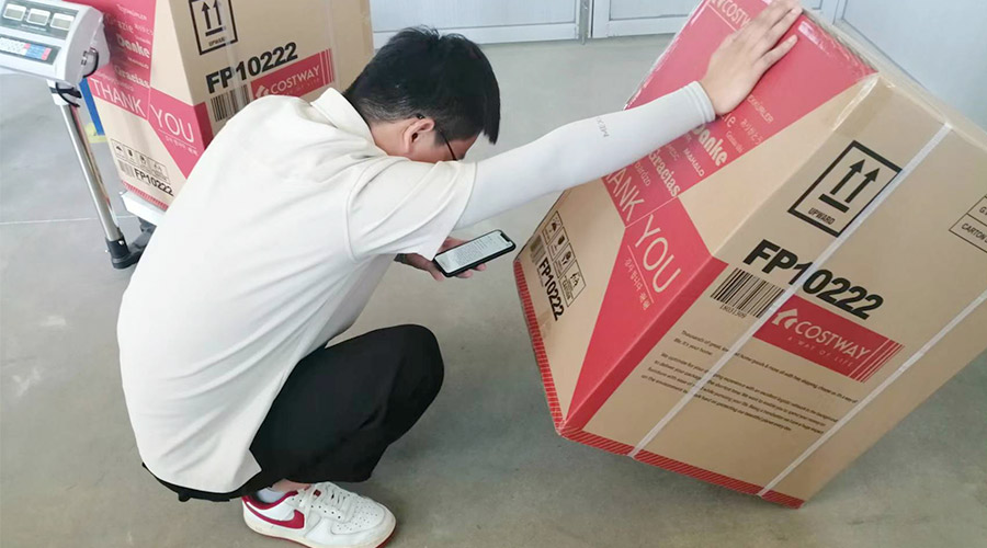 實況直擊！客戶北美COSTWAY開展衣物烘干機驗貨